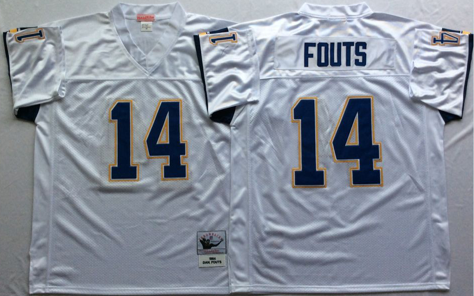 NCAA Men San Diego Chargers White 14->more ncaa teams->NCAA Jersey